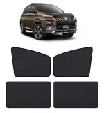 Auto Hub Sun Shades Car Half Sunshade Compatible with Mg Hector - Pack of 6