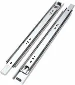 Plantex Stainless Steel 5 Ball Bearing Telescopic Slide/Drawer Channel -20 Inches (Silver)