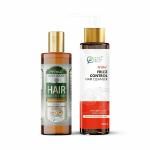 Fytika Lush Locks Hair Oil + Frizz Control Hair Cleanser - Combo Pack