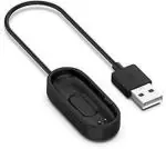 IMMUTABLE Micro Usb Cable 0.02 M For Oneplus Band Charger T46 Smart Watch With Black Strap