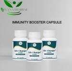 Life Charger Capsule Immunity Booster Capsule | Multivitamin with Vitamin C & B12 Nutrients for Overall Health, Radiance, Strong Bones & Immunity | Reduces Stress Capsule | Ayurvedic Energy Immunity Boosters | Giloy Capsules (Veg) (Pack Of 3, 180 Tablets)