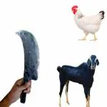 Meat Cutter, Fish Chicken Cutting Cleaver Chopping Knife for Shop