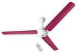 Superfan Super V1 3 Blades 1400 mm High Speed Energy Efficient 5 Star Rated BLDC Ceiling Fans, Pink