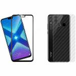 eZell Honor 8X (2N1) Combo Pack FULL TEMPERED GLASS+ Back Screen Protector