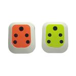 EZVISION MULTI PLUG PRINCE-Pack of 2, Multicolor