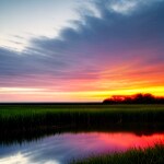 Love Creation 12x18 Size poster print for creative wall art- serenity-at-sunset-7345(Non Sticker)