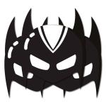 Festiko Black Panther Theme Cardboard Super Hero Face Masks for Kids (Pack of 42)