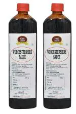 Food Essential Vegan Worcestershire Sauce 1.4 kg. Pack of 2 (700 gm. each)