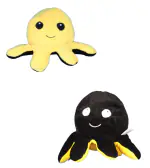 Goldenhub Toys Reversible Octopus Yellow & Black