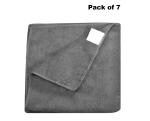 BLUE WONDER Kitchen Microfiber Cloth for Multipurpose Car Cleaning and (Multicolour, Pack of 7)