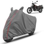 Automozexo Best Bike Cover for Bajaj Avenger with Mirror Pockets, All Weather Protection & Dustproof Avenger Bike Cover, Best Cover for two wheeler Avenger (Grey)