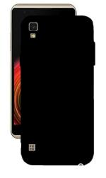 LazyLion LG X Power Black Silicone Shockproof Phone Case, Ultra Safety with Soft Feel (Pack of 2)