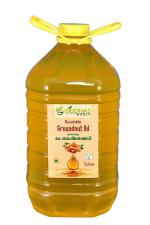 SIDDHASWORLD Wood pressed / Marachekku Groundnut Oil /Peanut Oil / Kadala ennai 5L