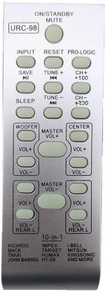 Xpecial Remote Controller for I-bell Mitsun Kingsonic Takai Mack John Barrel Ricardo Home Theater (Grey)