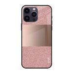 Qrioh Rose Gold Metallic Glass case for Apple iPhone 14 Pro Max