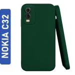 Knotyy Nokia C32 Green Back Cover