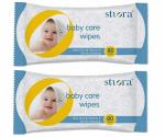 STIORA Baby Wipes - Soft Refreshing Wet Tissue for Babies for there Face & Body cleansing. (80 Wipe/Pack)(Pack of 2)