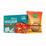 GoodDot Vegicken Curry Kit (370g) + GoodDot Vegetarian Biryani (150g) (Combo Pack) Instant Biryani Mix | Plant-Based Mock Meat | Come Taste The Future