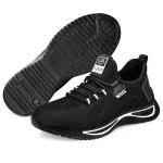 TRUTUFF Men Industrial Sports Safety Shoes (Bold, UK7) Light Weight, Steel Toe, Puncture Resistant