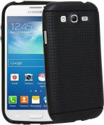 Vakibo Samsung Galaxy Grand Gt-9082 Black Rubber, Silicon Grip Case Back Cover
