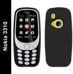 Newselect Nokia 3310 Black Rubber Back Cover