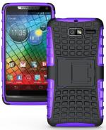 Heartly Motorola Droid Razr M Xt907 Purple Back Case Cover