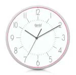 Ajanta Quartz Plastic Real Silent Sweep Movement Designer Clock (Pink, 315x60x315mm)(2897-Pink)