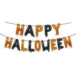 My Party Suppliers Black and Orange Happy Halloween Foil Letter Balloon for Party Decoration