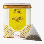The Indian Chai - Spearmint Tea 30 Pyramid Tea Bags, Organic Herbal Tea for Stress, PCOD and PCOS