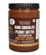 Rich'U Chocolates - Joy Foods - Dark Chocolate Peanut Butter | Creamy | No Added Sugar | No Preservatives | Vegan | Gluten Free | 100% Natural | Dates Sweetened | Stone Grinded | 1200 gm