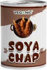 Veganic SOYA Chaap 850 GM | SOYA Chaap Sticks in Brine | Dried SOYA Chap Weight 500 GM | Fresh Plain SOYA Chunks on Stick
