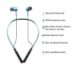 JAINPLIC B11 Wireless Magnetic Bluetooth Neckband Earphones Headset Lightweight and Comfortable with Mic Compatible Smartphones. 01
