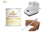 DR HONEY hair removal white chocolate wax strip and heater for all skin wax and full body good for your skin 601.70