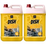 BLISS & BLUSH Dishwash Liquid 10 Liter Yellow Natural, Plant Based & Eco-Friendly | Removes Tough Grease, Soft on Hands