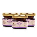 UPAKARMA Ayurveda 100% Ayurvedic, Original & Pure Shilajit/Shilajeet Resin Form with Ashwagandha to Boost Performance, Power, Stamina, Endurance, Strength & Overall Wellbeing For Men and Women - 20g (Pack of 3)