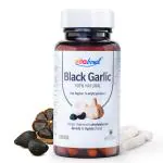 Vitabowl's 100% Natural Black Garlic Capsules (Sourced from South Korea) with 10x Higher S-allylcysteine - 120 Days Aged & Fermented - 60 Veg Capsules