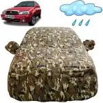 DTC Waterproof Car Body Cover Mirror Pockets (Camouflage Design) (Esteem)