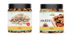NATUREAAHAR Figs and Almonds Combo Pack | Pack of 2 | Anjeer | Badaam | Dry Fruits and Nuts | 500Gm