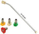 PARTHVI 5000 Psi Extension 30 Degree Bend Rod With Qc Adapter and 4 Nozzle Set High Quality Pressure Washer (Pack of 4)