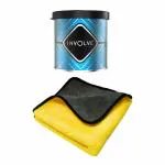 Involve Gel Can Atlantis car perfume (Pack 1) with Microfiber Cotton Cloth (Combo)