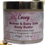 BBO Lovey Mother & Baby Safe Body Butter Cream | Pregnancy Safe - 100 gm