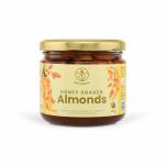 Shiva Organic Almond Nuts in Honey - Crunchy, Rich in Protein, Magnesium, Phosphorus, and Dietary Fibre I Energy Booster - 400 gm