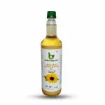 Bright Organik, Organic Cold Pressed Sunflower Oil | 1 liter | A1 Grade Quality, Chemical Free