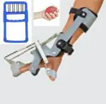 Arambha Flovein Plastic Dynamic Cock-Up Splint With 4-Spring Exerciser And Gel Exercise Ball - Right