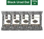 Trinetra Black Urad Dal 2 kg (500g X 4 Pack) Chilka Urad Dal