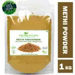 Shudh Online Fenugreek Methi Seed Powder (1000g) for Hair, Skin Care, Face Pack (Methi Dana Menthulu)