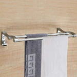 Plantex Stainless Steel Towel Hanger for Bathroom/Towel Rod/Bar/Bathroom Accessories(24 Inch)