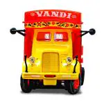 VANDI COLLECTIBLES Beautiful Indian Lorry Scale Model | Scale Model for Collectors | Indian Vehicle Toy | Plastic Scale Model Truck (Red & Yellow)
