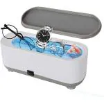 MADHAV Ultrasonic Jewelry Cleaner Portable Professional Mini Household Ultrasonic Cleaning Machine for Jewelry, Eyeglasses, Watches, Rings, Retainer, Reusable Glass Drinking, 1pic