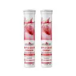 SWISSLIFE FOREVER Apple Cider Vinegar 750 mg Effervescent Tablets | with Vit.B6, Vit.B12 | Helps with weight management, Supports digestion | No added Sugar | Watermelon flavour | 100% Plant-based | 15 Tablets